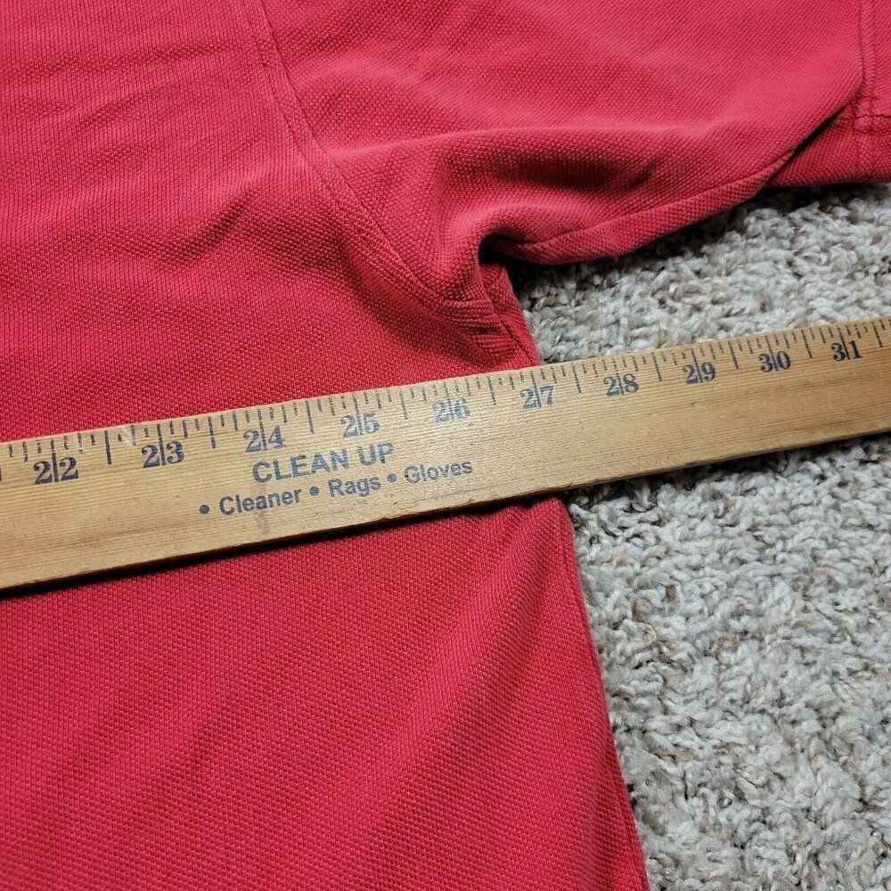 Vintage Adidas St. Louis Cardinals Polo Shirt Mens 2XL Red Short Sleeve Flaws* - Picture 6 of 9